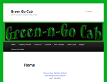 Tablet Screenshot of greengocabcc.com